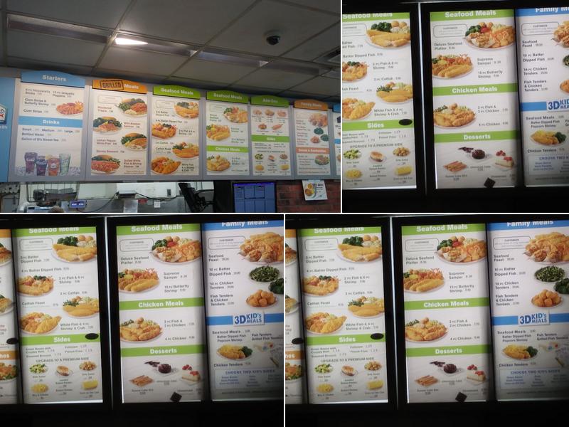 Captain D's Menu