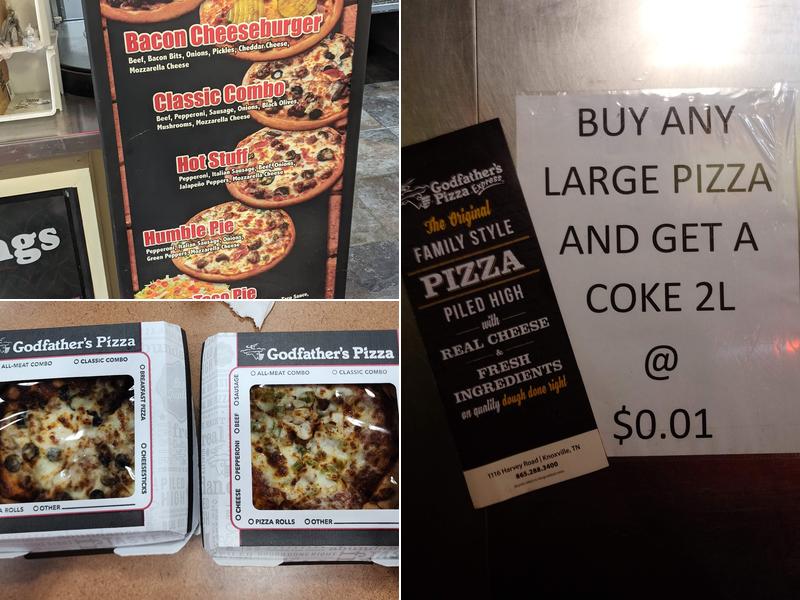 Godfather's Pizza Express Menu