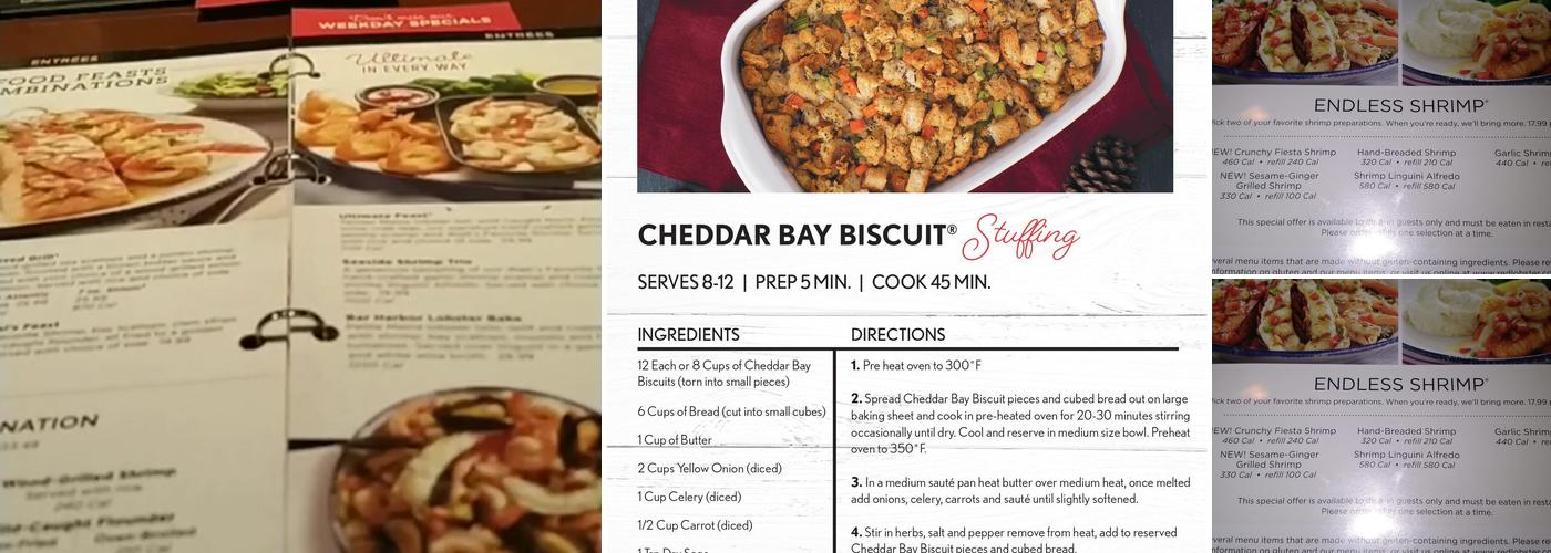 Red Lobster Menu