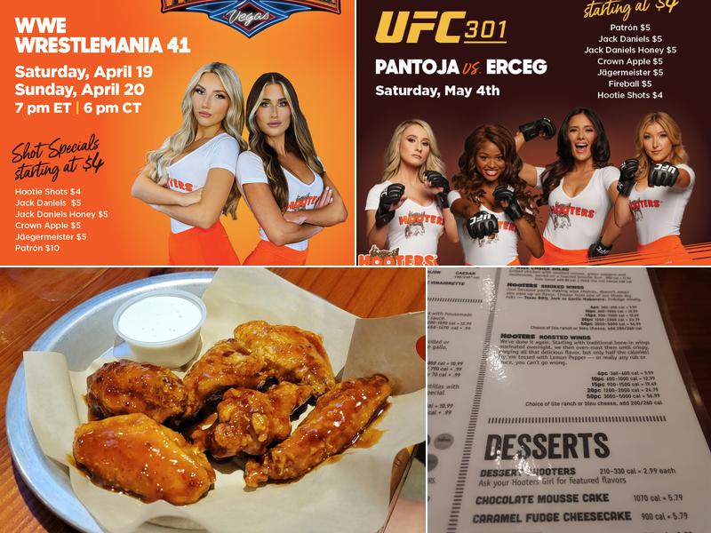 Hooters Menu