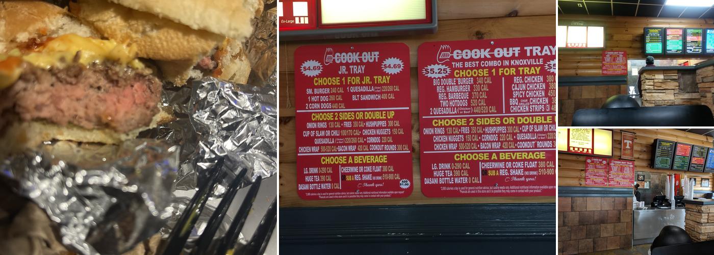 Cook Out Menu