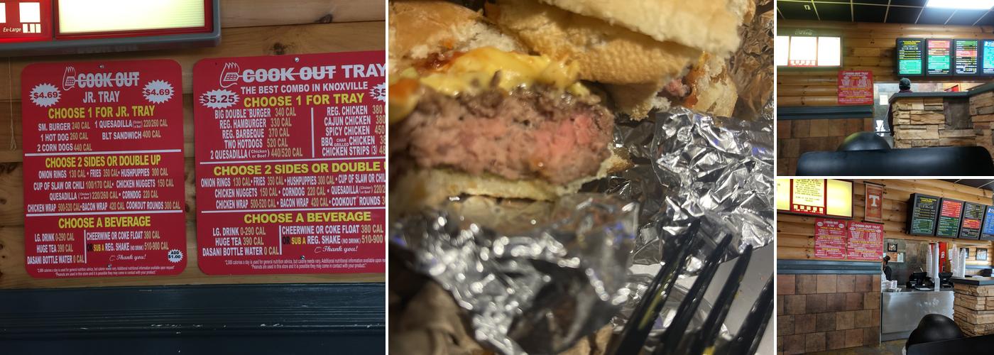 Cook Out Menu