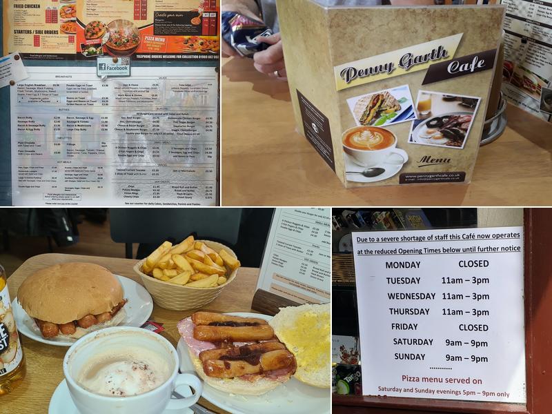 Penny Garth Cafe Menu