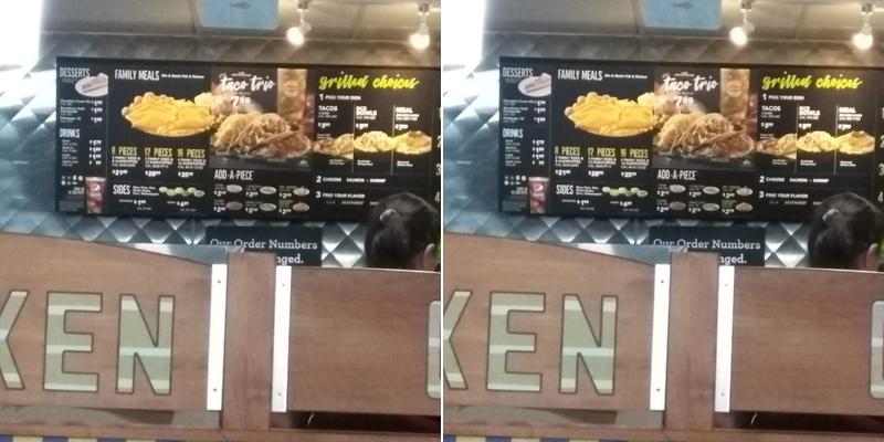 Long John Silver's Menu