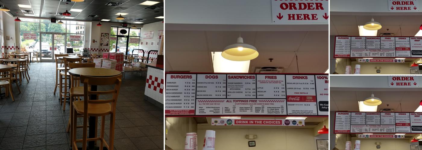 Five Guys Menu