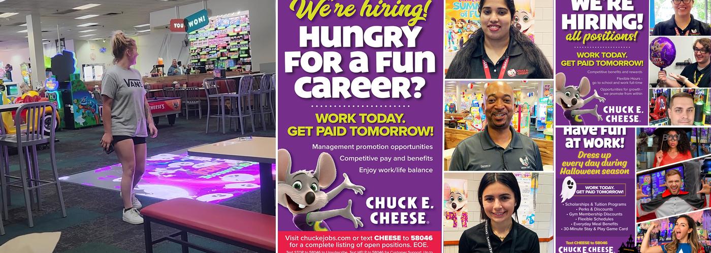 Chuck E. Cheese Menu