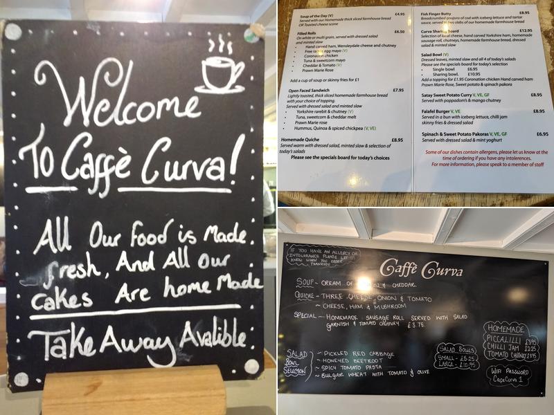 Caffè Curva Menu
