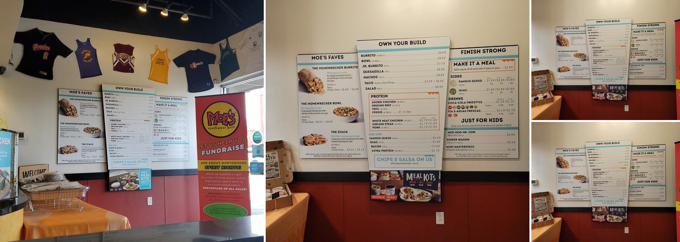 Moe's Southwest Grill Menu