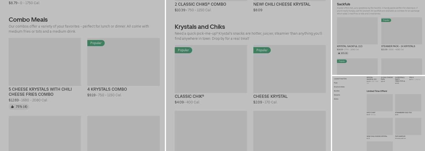 Krystal Menu