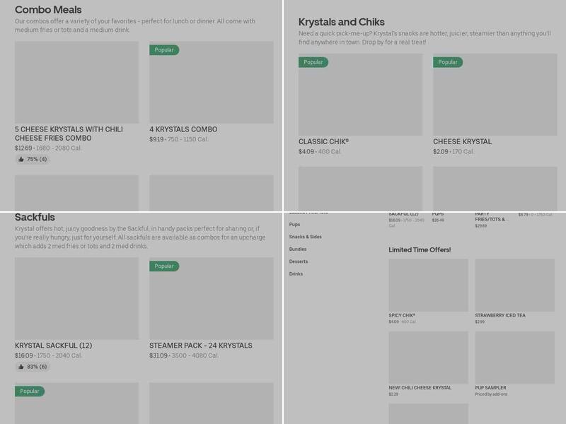Krystal Menu