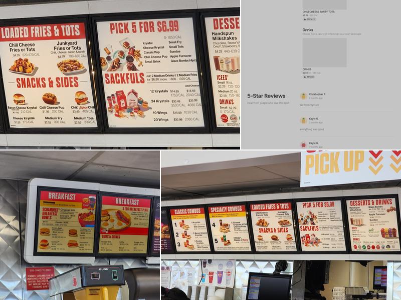 Krystal Menu
