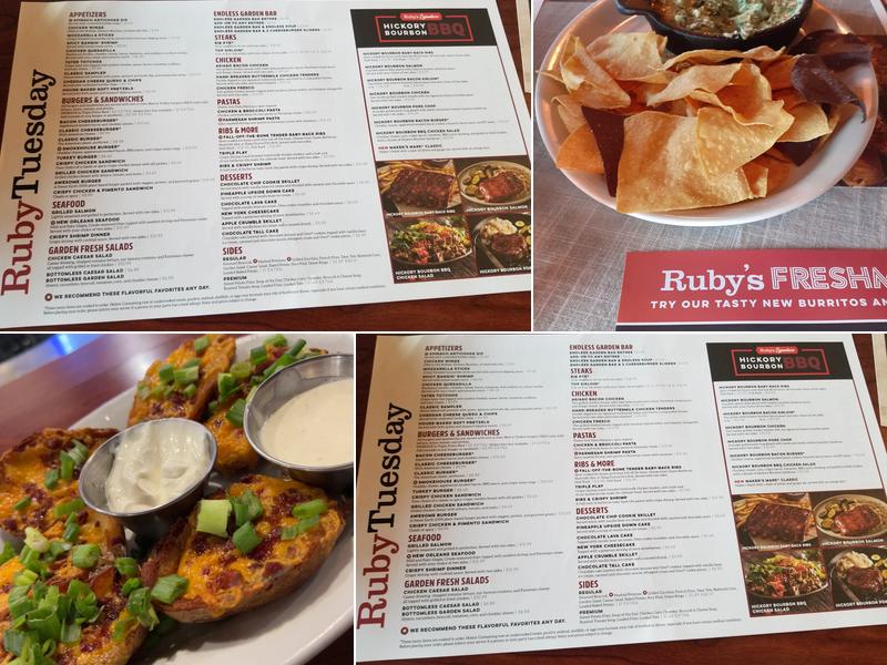 Ruby Tuesday Menu