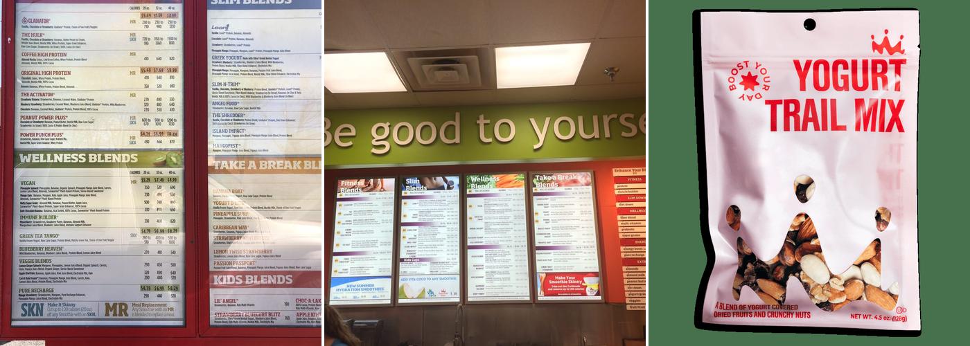Smoothie King Menu