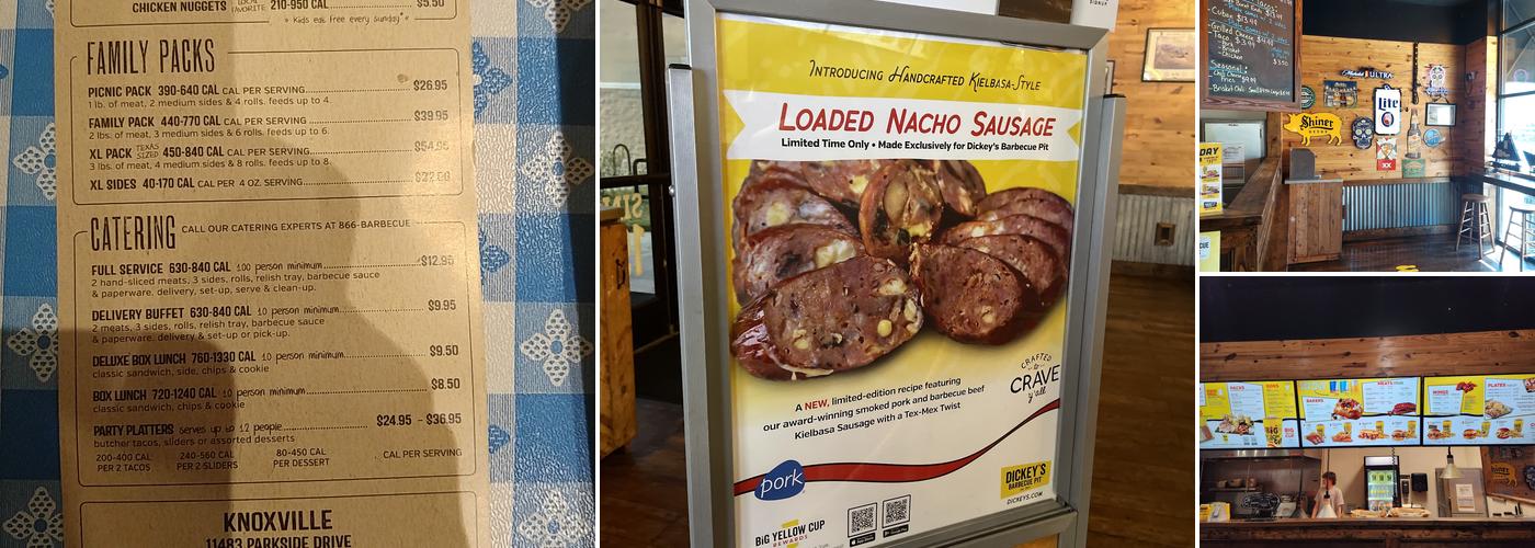 Dickey's Barbecue Pit Menu