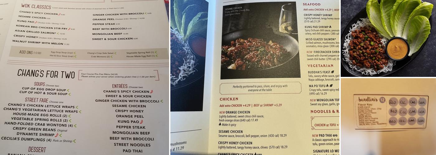 P.F. Chang's Menu
