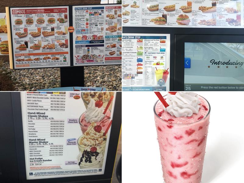 Sonic Drive-In Menu