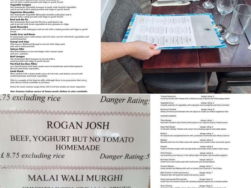 Queens Head Public House Menu