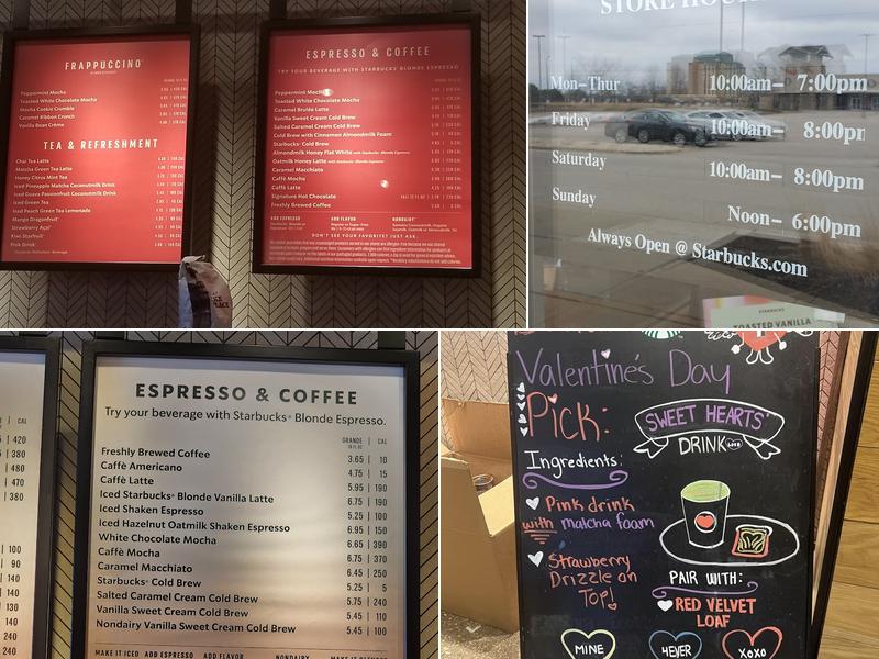 Starbucks Menu