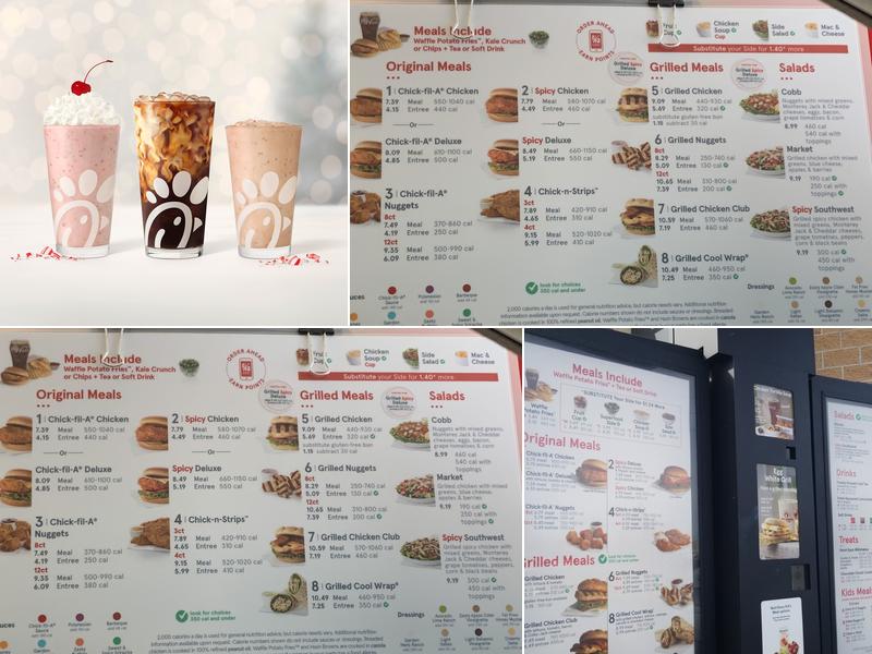 Chick-fil-A Menu