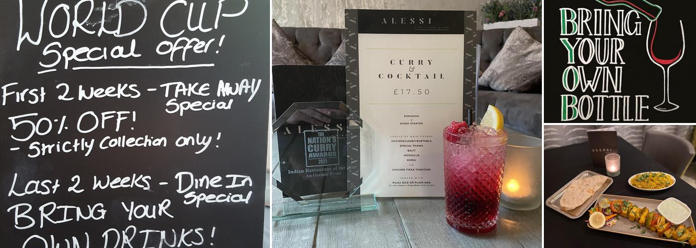 Alessi Indian Restaurant & Bar Menu