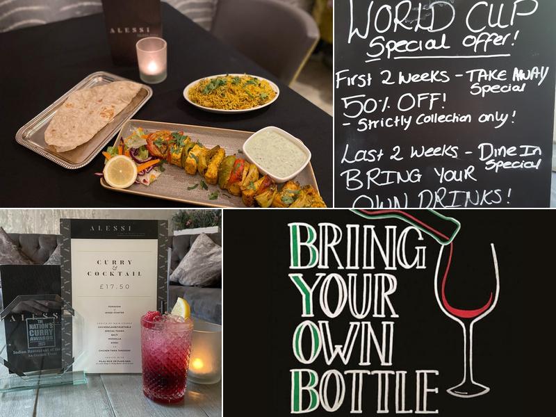 Alessi Indian Restaurant & Bar Menu