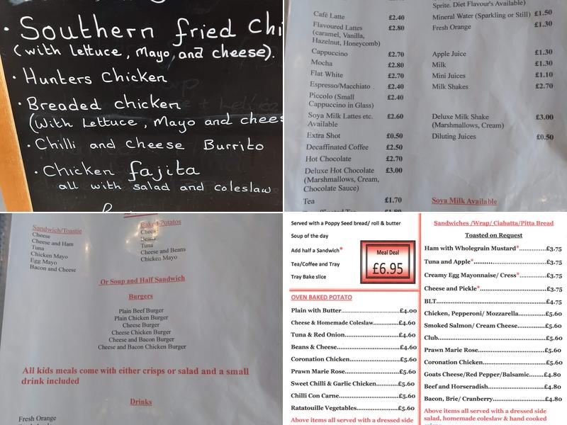 Poppy's Coffee Shop Menu