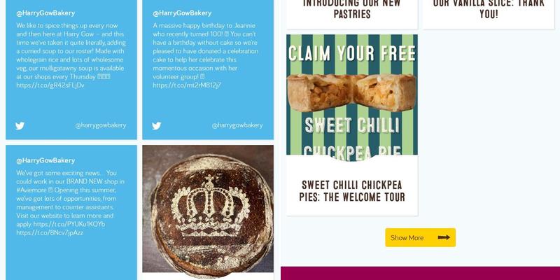 Harry Gow Bakery - Dornoch Menu