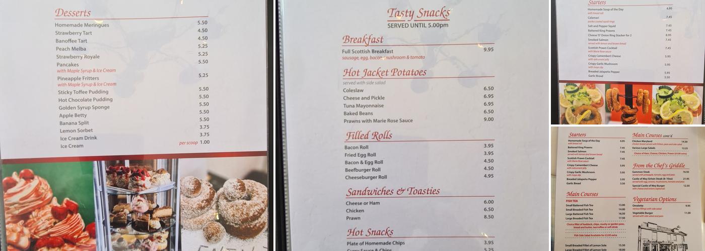 La Mirage Restaurant Menu