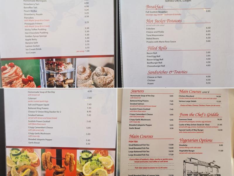 La Mirage Restaurant Menu