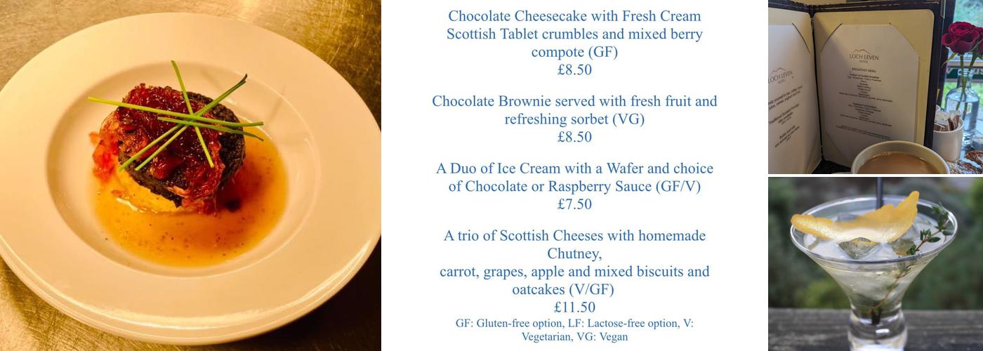 Loch Leven Hotel Menu