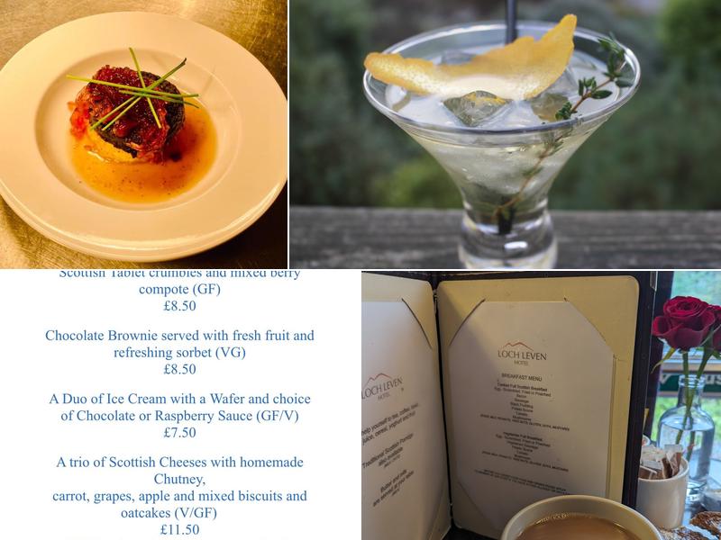 Loch Leven Hotel Menu