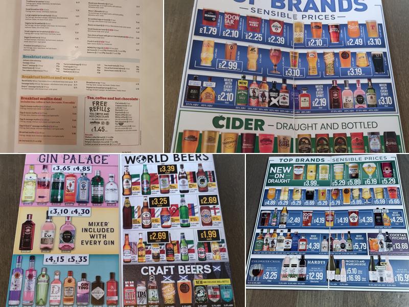 The Great Glen - JD Wetherspoon Menu