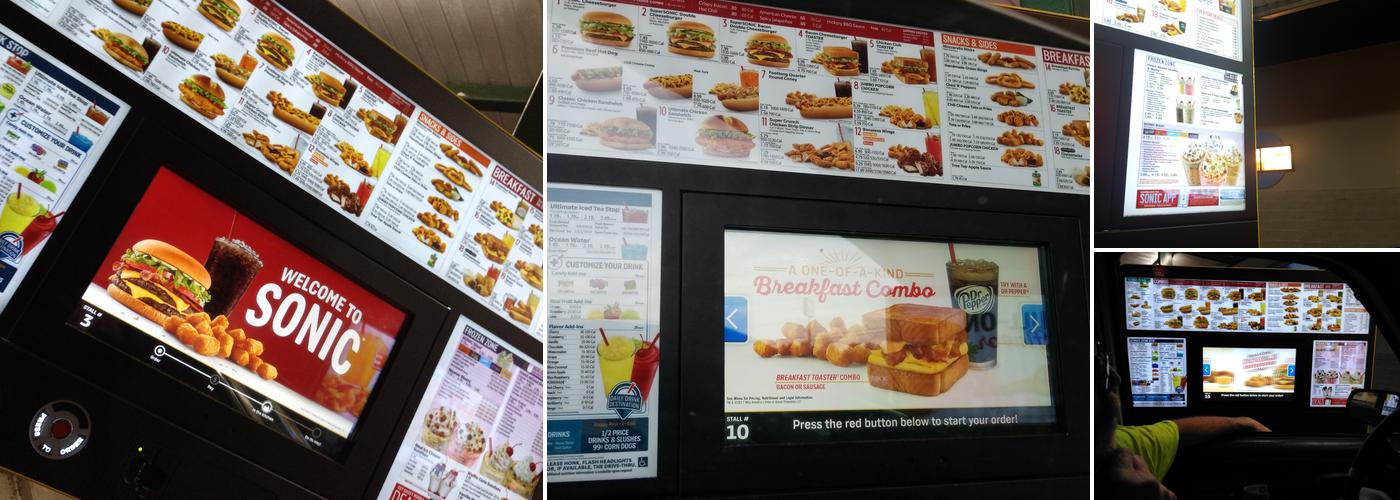 Sonic Drive-In Menu