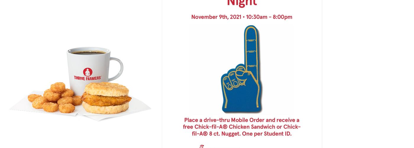 Chick-fil-A Menu