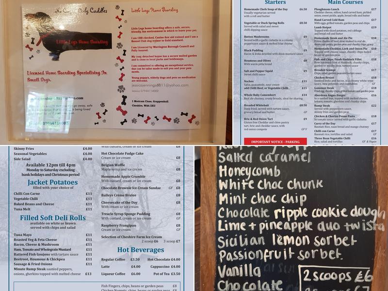 Swan with Two Nicks Menu