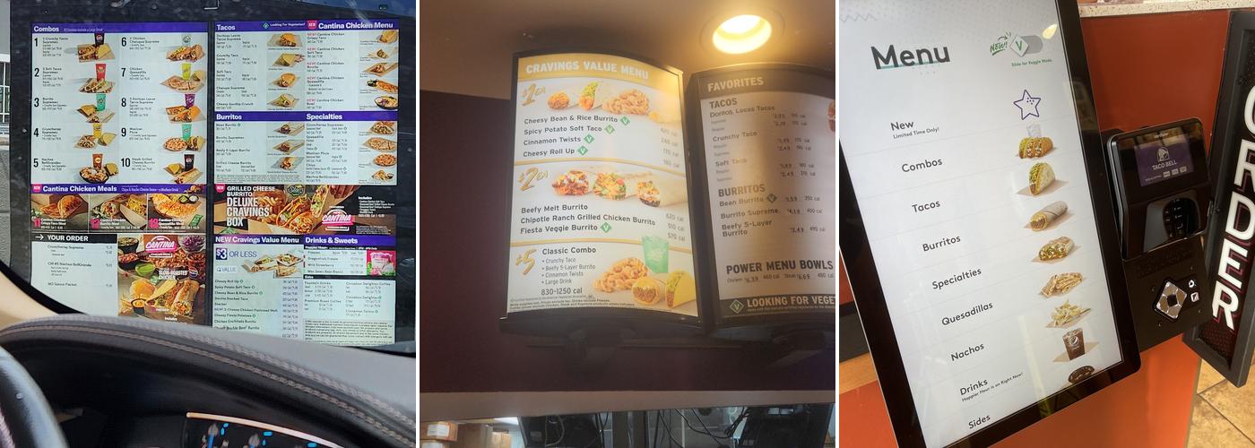 Taco Bell Menu