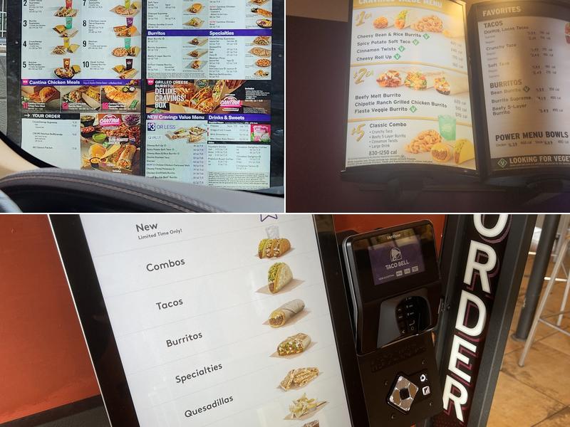 Taco Bell Menu