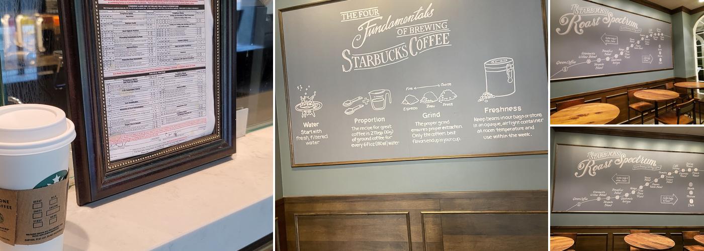 Starbucks Menu