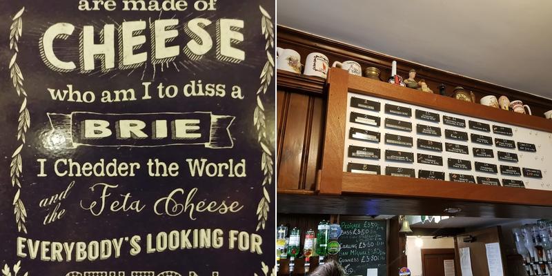 The Black Horse Menu