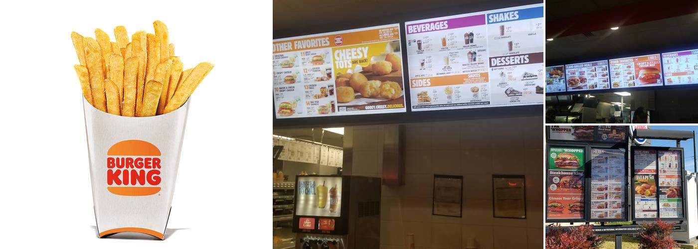 Burger King Menu
