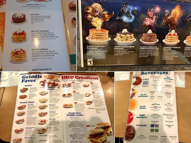 IHOP Menu