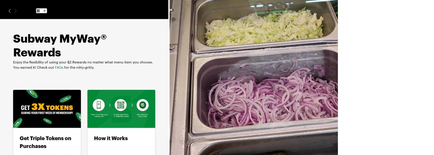Subway Menu