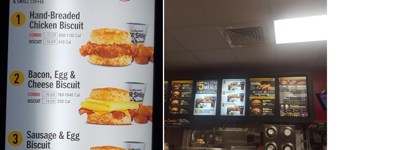 Hardee’s Menu