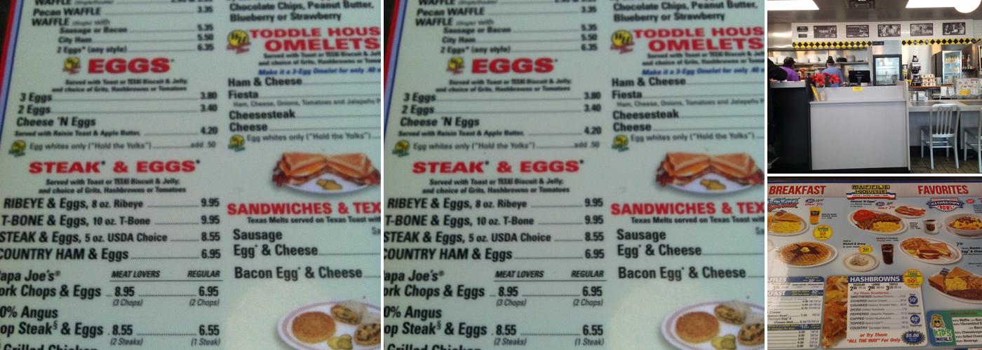 Waffle House Menu