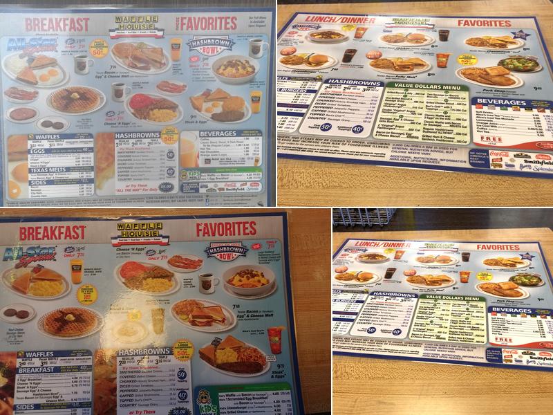 Waffle House Menu