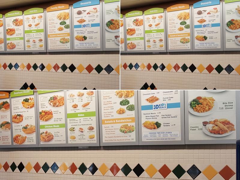 Captain D's Menu