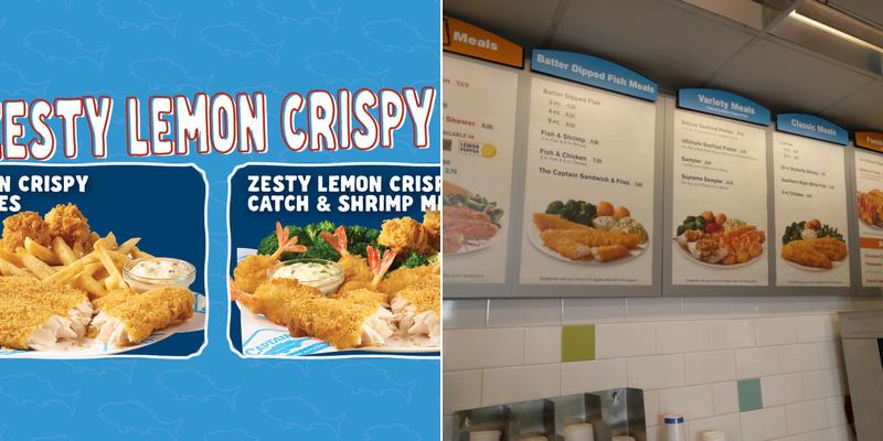 Captain D's Menu