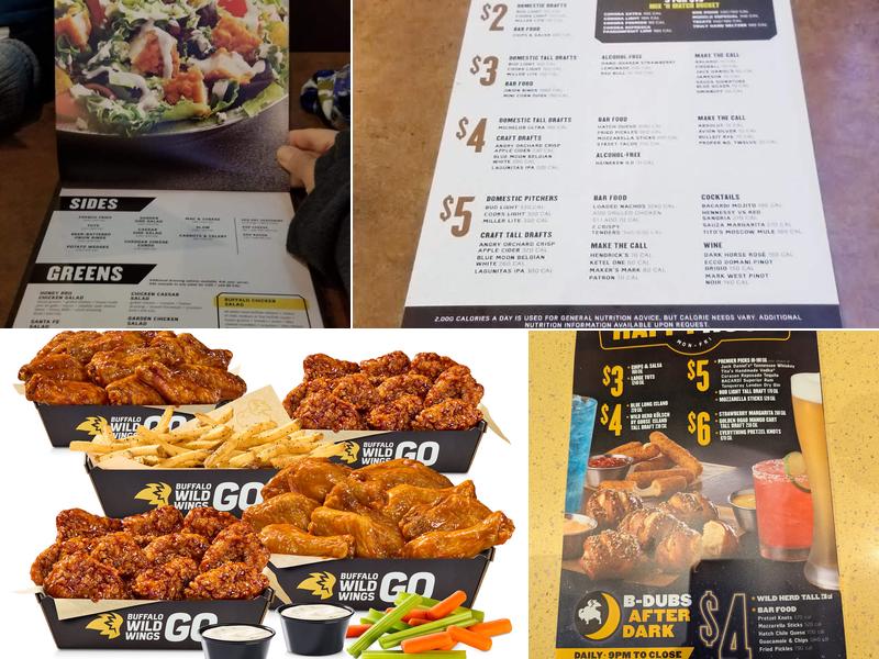 Buffalo Wild Wings Menu