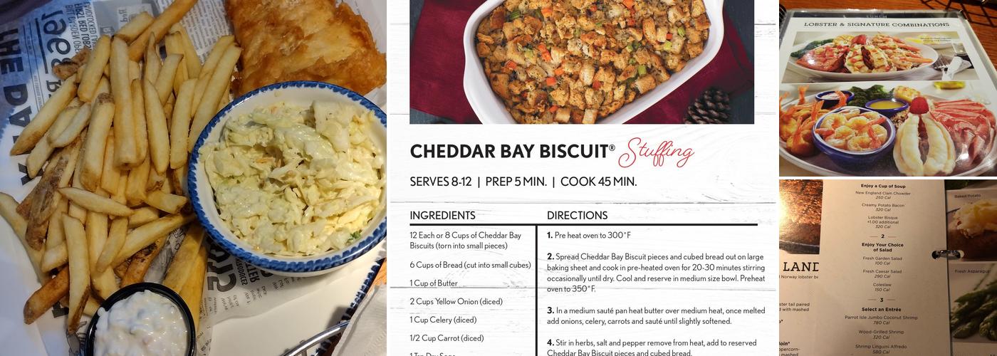 Red Lobster Menu
