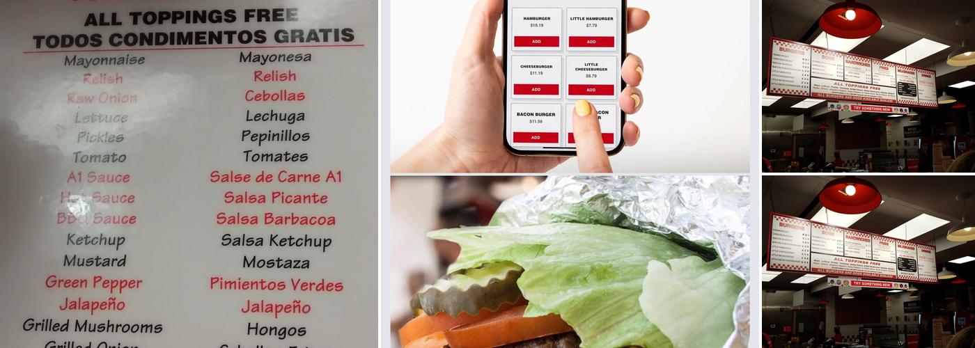 Five Guys Menu